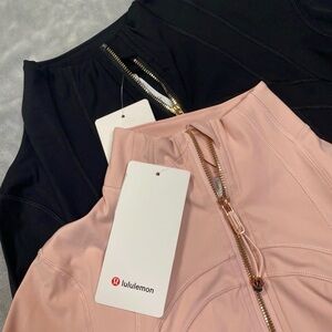 Lululemon Black and Light Pink Jackets